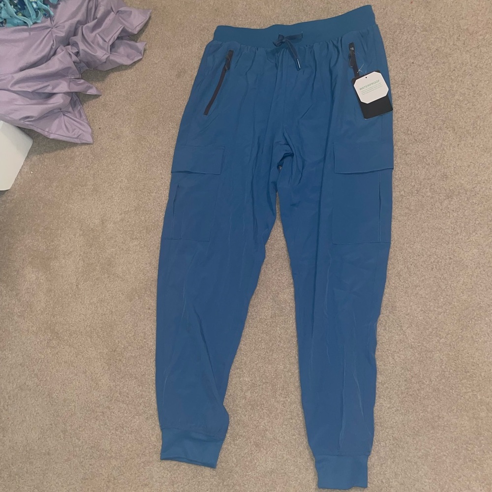 Blue sweatpants/hiking pants, AM